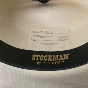 A nice Cattleman hat with a feather on the side